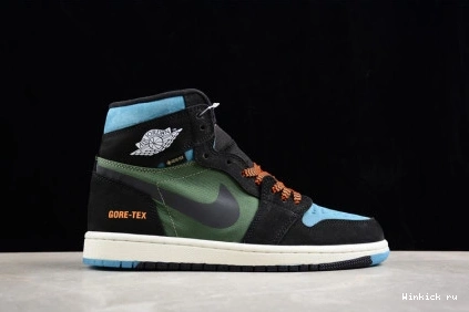 'BLACK GORE-TEX 1 OLIVE' AIR ELEMENT JORDAN HIGH 0810